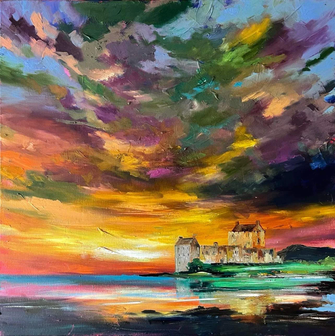 'Sunset Over Eilean Donan'